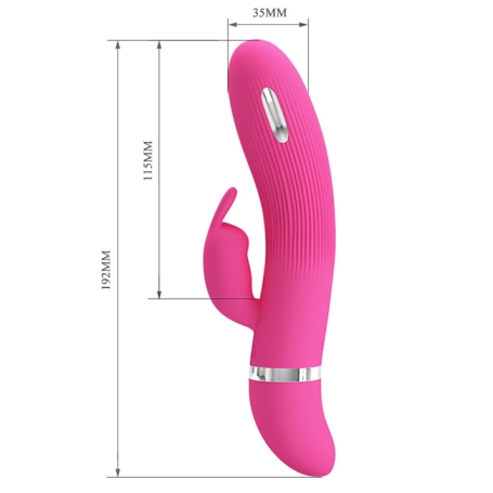 Вибратор с электростимуляцией Pretty Love Ingram