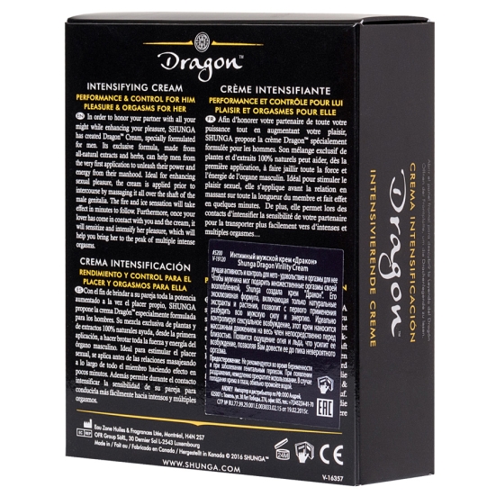 Крем для эрекции Shunga Dragon