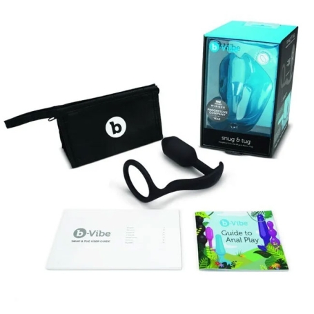 Пробка с кольцом b-Vibe Snug &amp; Tug