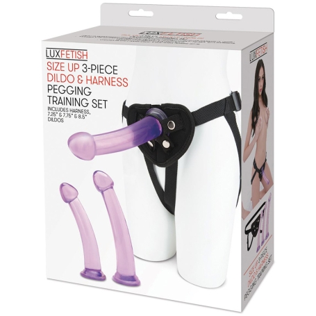 Страпон Lux Fetish Size Up 3-Piece