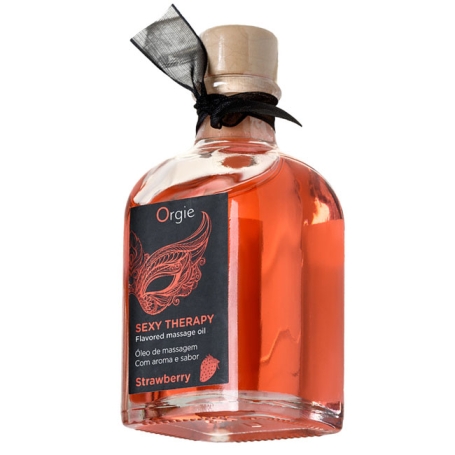 Массажное масло Orgie Strawberry, съедобное